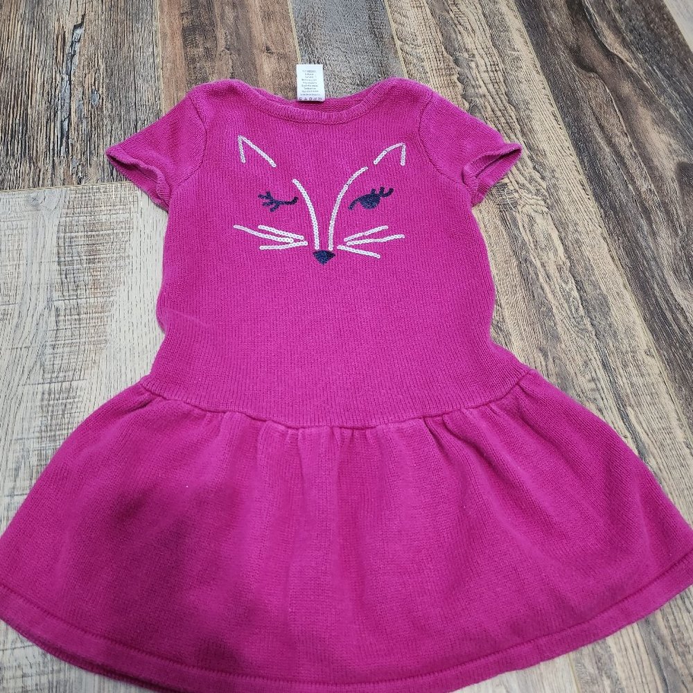 Girls 5 Gymboree ❤️ 5/$20 cute winking fox sweater dress